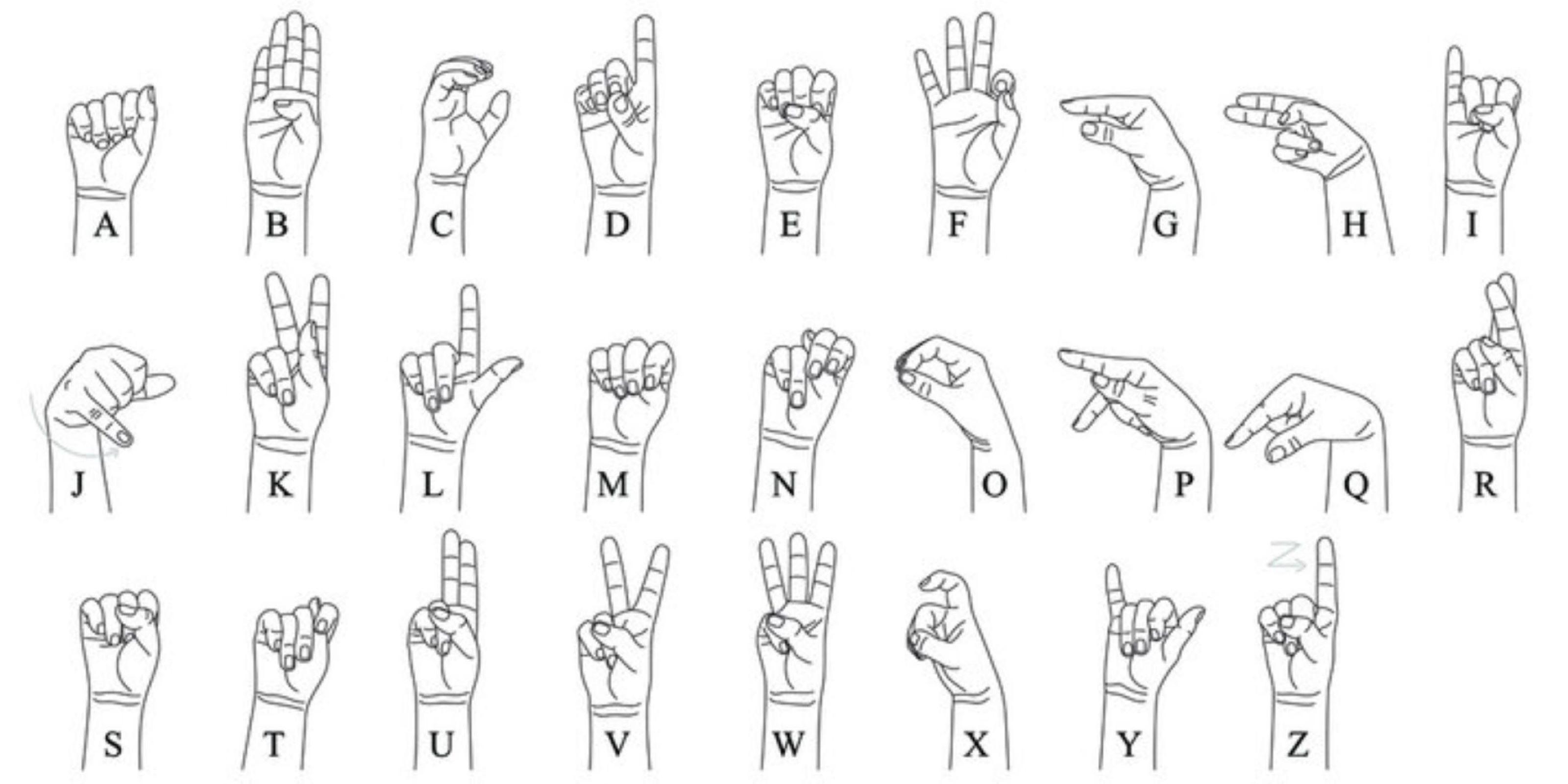 American Sign Language Reader - Slide 1