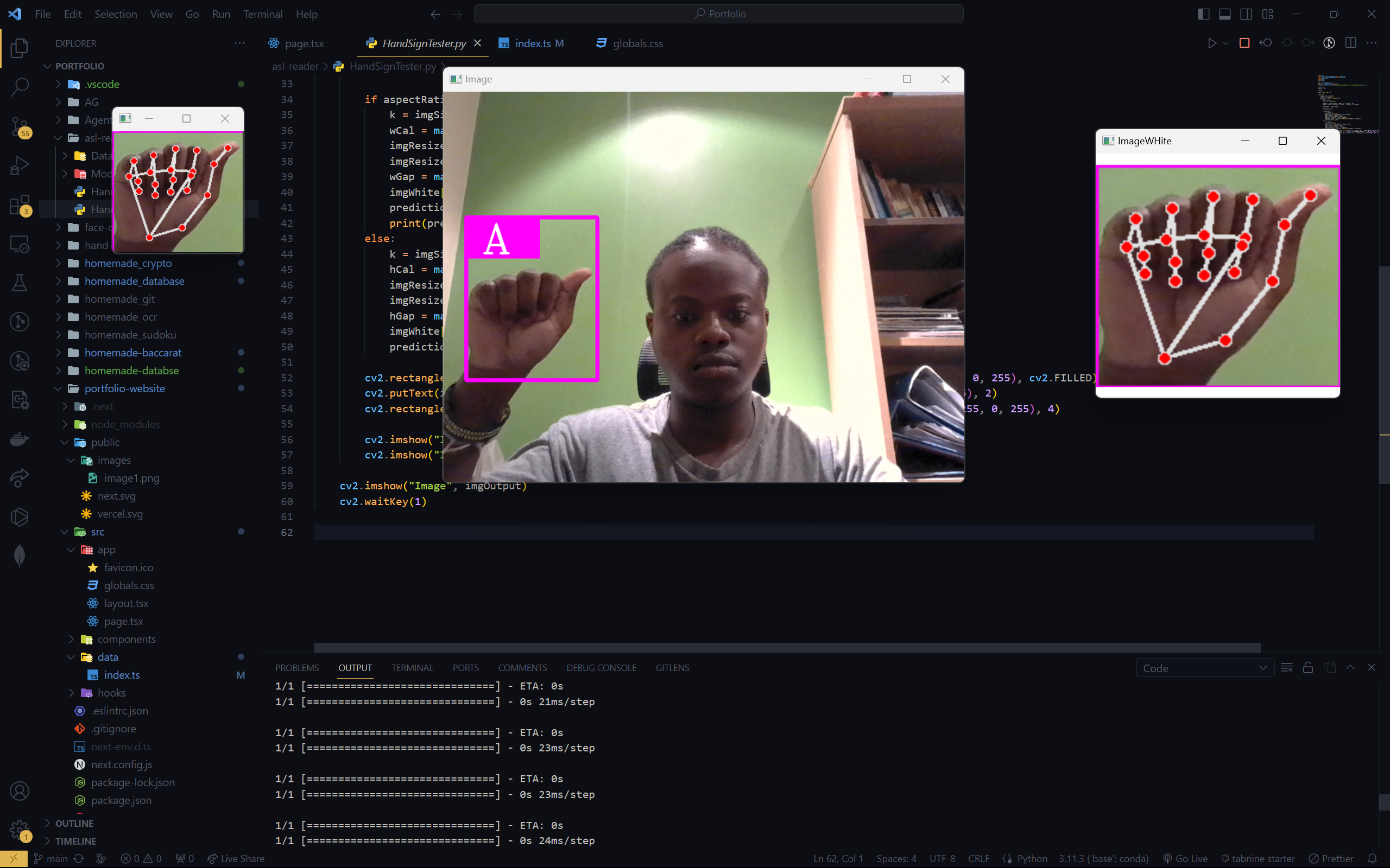 American Sign Language Reader screenshot